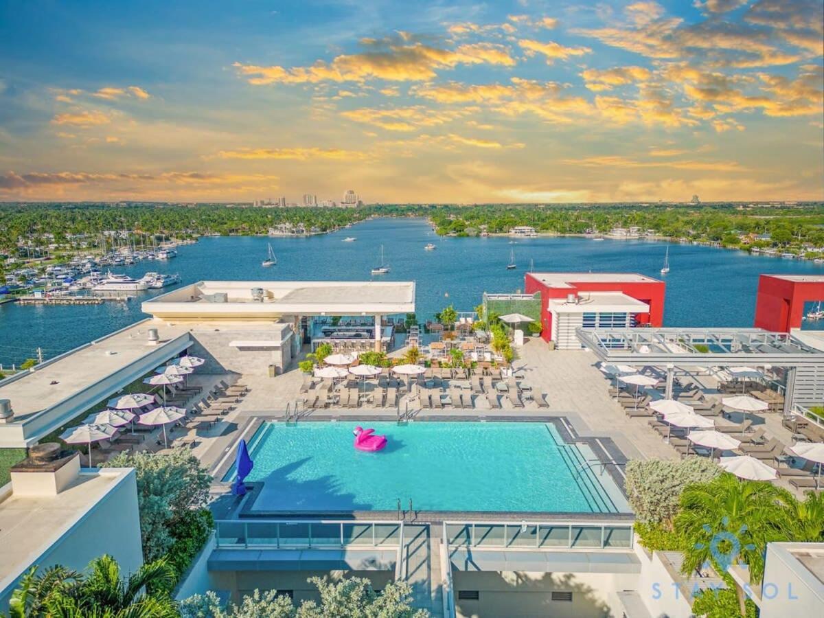 Rooftop Pool - Ocean View Balcony - Hollywood Beach Exterior photo