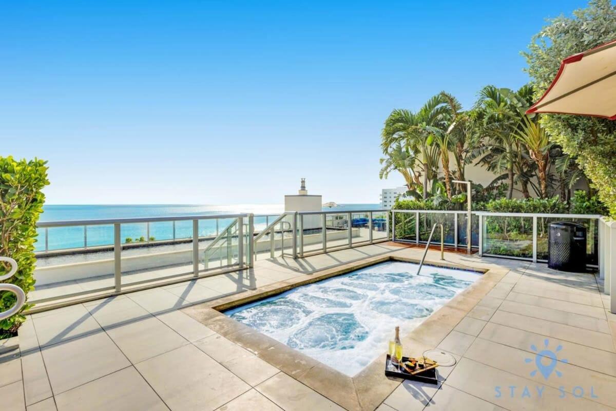 Rooftop Pool - Ocean View Balcony - Hollywood Beach Exterior photo